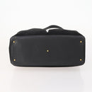 GUCCI Bamboo Hand Bag Suede 2way Black Gold 002 2855 0322 0 Auth bs34248-5