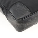 GUCCI GG Canvas Guccissima Shoulder Bag Leather Black Silver 162783 Auth bs34249-13