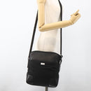 GUCCI GG Canvas Guccissima Shoulder Bag Leather Black Silver 162783 Auth bs34249-23
