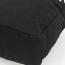 PRADA Tote Bag Nylon Black Silver Auth bs34250-9