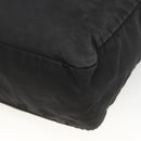 PRADA Tote Bag Nylon Black Silver Auth bs34250-15