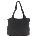 PRADA Tote Bag Nylon Black Silver Auth bs34250-2