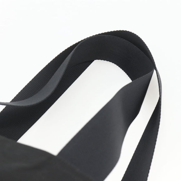 PRADA Tote Bag Nylon Black Silver Auth bs34250
