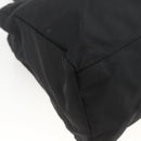 PRADA Hand Bag Nylon Black Silver Auth bs34251-16