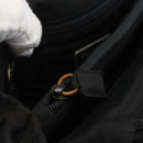 PRADA Hand Bag Nylon Black Silver Auth bs34251-11