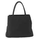 PRADA Hand Bag Nylon Black Silver Auth bs34251-2