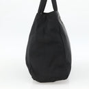 PRADA Hand Bag Nylon Black Silver Auth bs34251-3