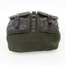 PRADA Backpack Nylon Green Silver Auth bs34256-5
