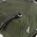PRADA Backpack Nylon Green Silver Auth bs34256-17