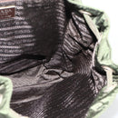 PRADA Backpack Nylon Green Silver Auth bs34256-21