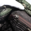 PRADA Backpack Nylon Green Silver Auth bs34256-23