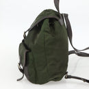 PRADA Backpack Nylon Green Silver Auth bs34256-4