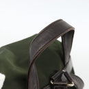 PRADA Backpack Nylon Green Silver Auth bs34256-7