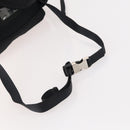 PRADA Backpack Nylon Black Silver Auth bs34260-9