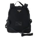 PRADA Backpack Nylon Black Silver Auth bs34260-2