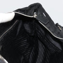 PRADA Hand Bag Nylon Black Silver Auth bs34261-19