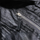PRADA Hand Bag Nylon Black Silver Auth bs34261-21