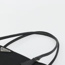 PRADA Hand Bag Nylon Black Silver Auth bs34261-8