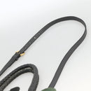 PRADA Hand Bag Nylon 2way Green Gold Auth bs34262-10