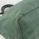 PRADA Hand Bag Nylon 2way Green Gold Auth bs34262-13