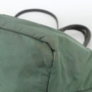 PRADA Hand Bag Nylon 2way Green Gold Auth bs34262-14