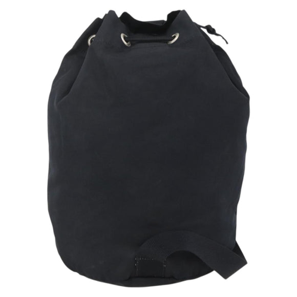 PRADA Purse Shoulder Bag Nylon Black Silver Auth bs34263