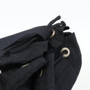 PRADA Purse Shoulder Bag Nylon Black Silver Auth bs34263-6