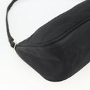 PRADA Accessory Pouch Nylon Black Silver Auth bs34268-14