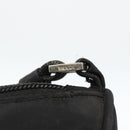 PRADA Accessory Pouch Nylon Black Silver Auth bs34268-18