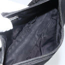 PRADA Accessory Pouch Nylon Black Silver Auth bs34268-11