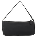 PRADA Accessory Pouch Nylon Black Silver Auth bs34268-2