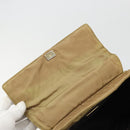 PRADA Hand Bag Nylon Beige Gold Auth bs34269-15