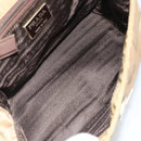 PRADA Hand Bag Nylon Beige Gold Auth bs34269-17