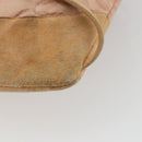 CHANEL Matelasse Schoudertas Rugzak Satijn Roze Goud CC Auth bs34274-9