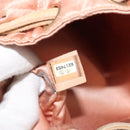 CHANEL Matelasse Schoudertas Rugzak Satijn Roze Goud CC Auth bs34274-12