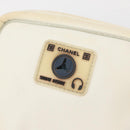 CHANEL Sports Camelia Shoulder Bag Nylon White Silver CC Auth bs34278-18