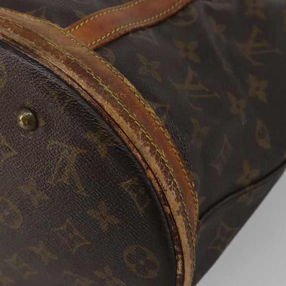 LOUIS VUITTON Monogram Bucket GM Shoulder Bag M42236 LV Auth bs34280