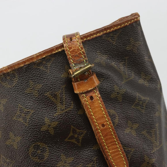 LOUIS VUITTON Monogram Bucket GM Shoulder Bag M42236 LV Auth bs34280