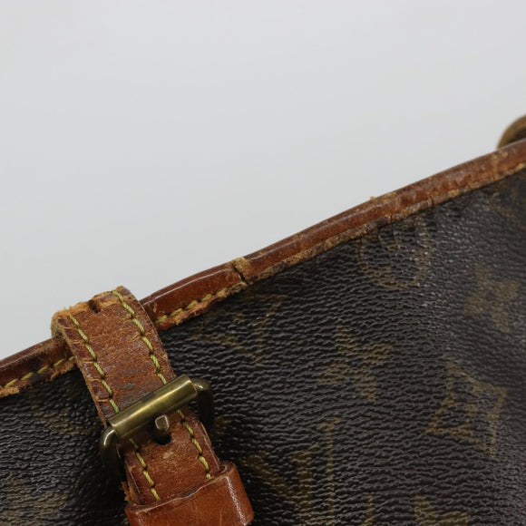LOUIS VUITTON Monogram Bucket GM Shoulder Bag M42236 LV Auth bs34280