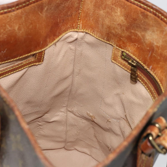 LOUIS VUITTON Monogram Bucket GM Shoulder Bag M42236 LV Auth bs34280