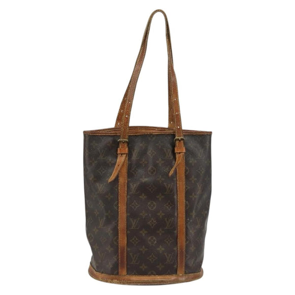 LOUIS VUITTON Monogram Bucket GM Shoulder Bag M42236 LV Auth bs34280