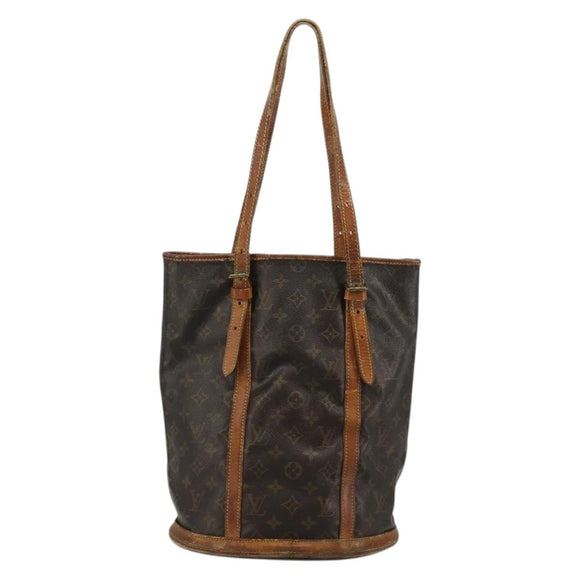 LOUIS VUITTON Monogram Bucket GM Shoulder Bag M42236 LV Auth bs34280
