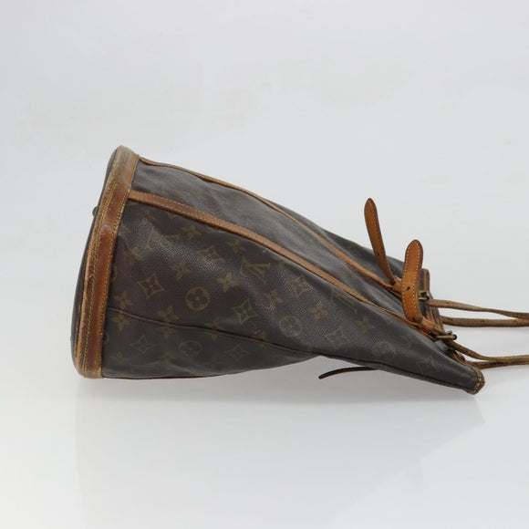 LOUIS VUITTON Monogram Bucket GM Shoulder Bag M42236 LV Auth bs34280