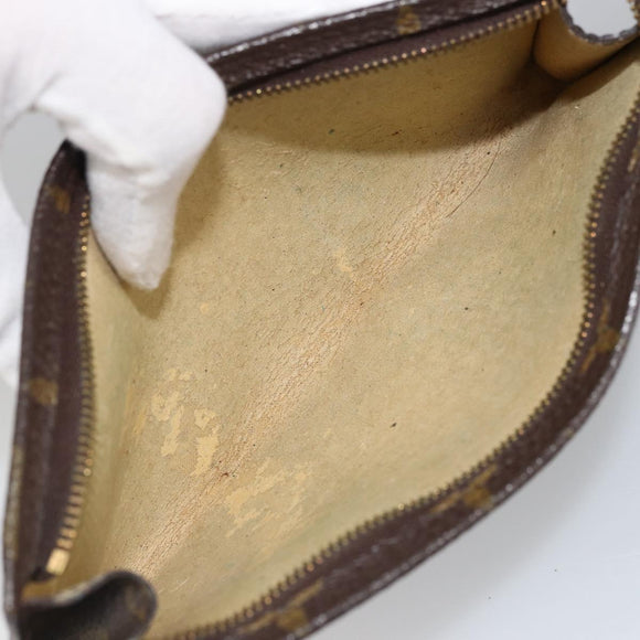 LOUIS VUITTON Monogram Bucket GM Accessory Pouch LV Auth bs34281