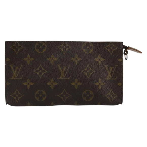 LOUIS VUITTON Monogram Bucket GM Accessory Pouch LV Auth bs34281