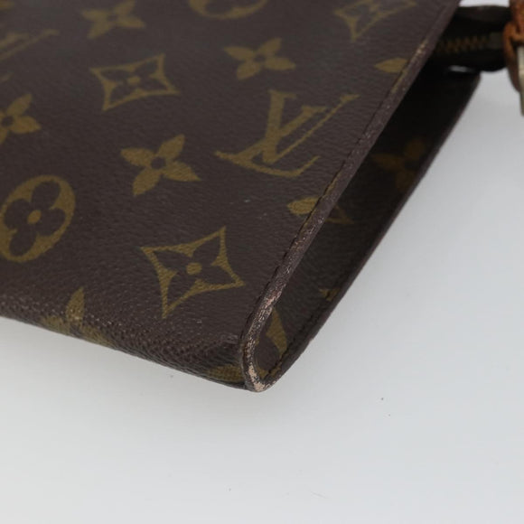 LOUIS VUITTON Monogram Bucket GM Accessory Pouch LV Auth bs34281