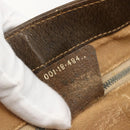 GUCCI GG Supreme Shoulder Bag PVC Beige Gold Auth bs34284-12