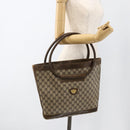 GUCCI GG Supreme Shoulder Bag PVC Beige Gold Auth bs34284-23