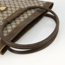 GUCCI GG Supreme Shoulder Bag PVC Beige Gold Auth bs34284-7