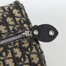 Christian Dior Trotter Canvas Boston Bag Navy Silver Auth bs34286-10